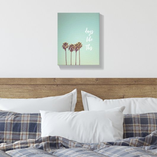 DAGEN ALS DEZE - Afdrukken van galerijwandcanvas (Insitu (Slaapkamer))