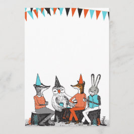 Dagen bij dieren van de Cute Garden Party Kaart