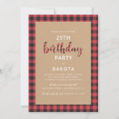 Dagen bij geborene Rustic Kraft & Buffalo Kaart (Voorkant)