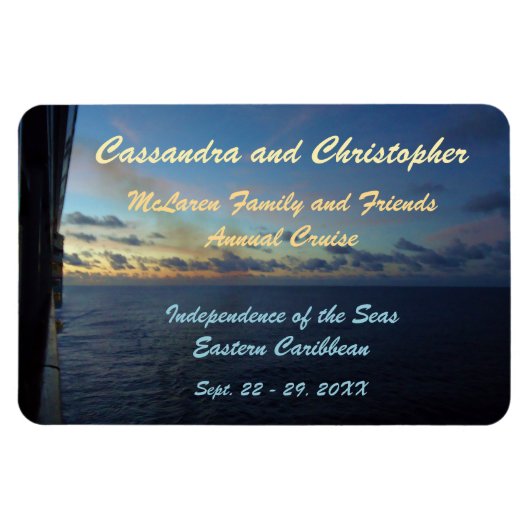 Dagen bij Zee grote zijdeurmarker Magneet (Horizontaal)