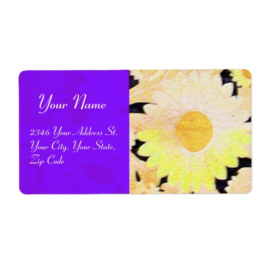 DAGEN, blauw geel zwart Etiket (Voorkant)