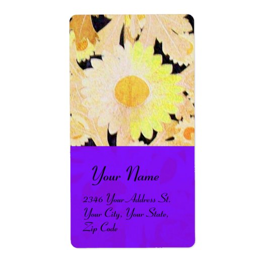 DAGEN, blauw geel zwart Etiket (Voorkant)