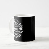 Dagen dat ik het rock Moederschap Sk Koffiemok (Voorkant links)