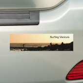 Dagen einde surfperiode bumpersticker (Op auto)
