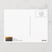 Dagen eindigen op reisplaats briefkaart (Achterkant)