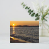 Dagen eindigen op reisplaats briefkaart (Staand voorkant)