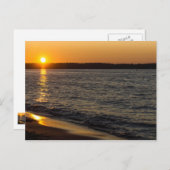 Dagen eindigen op reisplaats briefkaart (Voorkant / Achterkant)