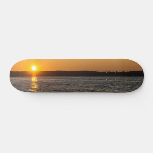 Dagen eindigen op reisplaats persoonlijk skateboard (Horizontaal)
