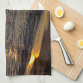 Dagen eindigen op reisplaats theedoek (Quarter Fold)