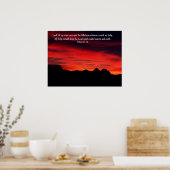 Dagen Eindtijd ~Afdrukken~ Poster (Keuken)
