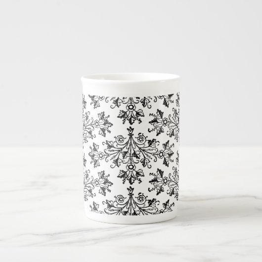 Dagen en bladeren  Floral Pattern Mok (Voorkant)