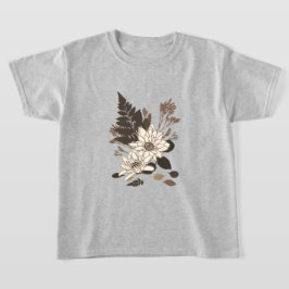 Dagen en bladeren - transparant op room. t-shirt