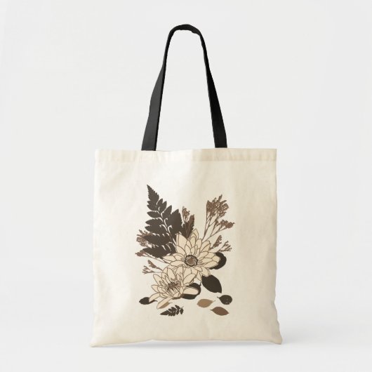 Dagen en bladeren - transparant op room. tote bag (Voorkant)