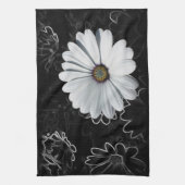 Dagen en schaduwen van grijs theedoek (Verticaal)