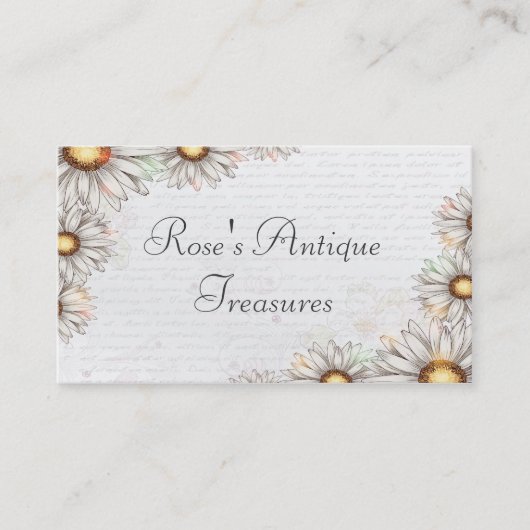  dagen en schrijven voor meerdere doeleinden visitekaartje (Voorkant)