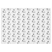 Dagen en Stippen 2 - Zwart en wit Tafelkleed (Voorkant (Horizontaal))