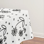 Dagen en Stippen 2 - Zwart en wit Tafelkleed (Voorbeeld)