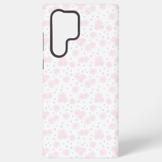 Dagen en Stippen - Pastel Roze, Geel en Paars Samsung Galaxy Hoesje (Achterkant)