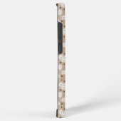 Dagen en Stippen - Taupe, zwart en wit Samsung Galaxy Hoesje (Rechterkant)