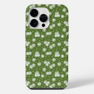 Dagen en Stippen - Wit, Zand en Palm Groen iPhone 14 Pro Max Hoesje