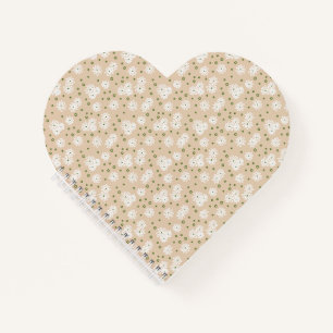 Dagen en Stippen - Wit, Zand en Palm Groen Notitieboek