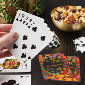 " dagen" Geïnspireerd op naam van afspeelkaarten Pokerkaarten (Insitu)