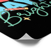 Dagen helderder 100ste dag van de leraar van de sc poster (Hoek)