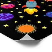 Dagen helderder 100ste dag van school sterren Rock Poster (Hoek)