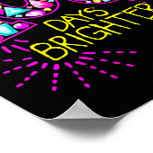 Dagen Helderder Meisjes van de Leraar 100 Dagen Sc Poster (Hoek)