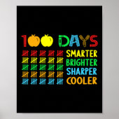 Dagen helderder slimmer scherper 100 dagen school poster (Voorkant)