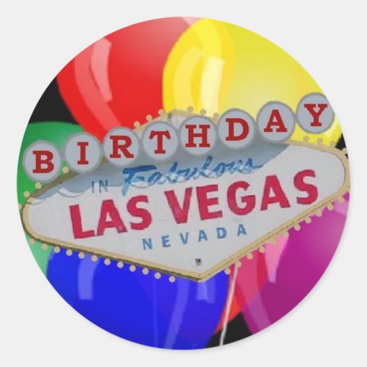 Dagen in de Sticker van Fabulous Las Vegas - ballo (Voorkant)