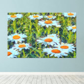 Dagen in een tuinbouwkunst canvas afdruk (Insitu (Houten vloer))