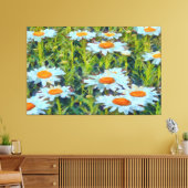 Dagen in een tuinbouwkunst canvas afdruk (Insitu (Woonkamer))