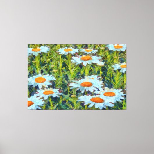 Dagen in een tuinbouwkunst canvas afdruk (Voorkant)