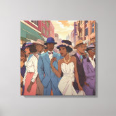 Dagen in het verleden canvas afdruk (Voorkant)