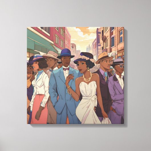 Dagen in het verleden canvas afdruk (Voorkant)