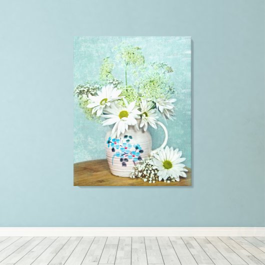 Dagen in  Pitcher Canvas Afdruk (Insitu (Houten vloer))