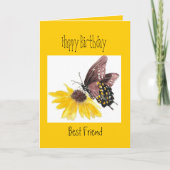 Dagen - Jij bent de Butterfly - Beste vriend Kaart (Voorkant)