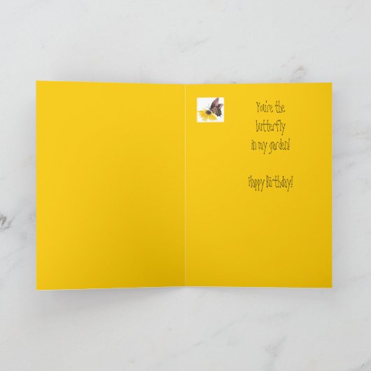 Dagen - Jij bent de Butterfly - Beste vriend Kaart (Binnen)