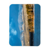 Dagen laatste licht op skiloop van witvis magneet (Verticaal)