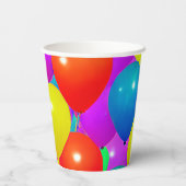 Dagen met ballonvormig ontwerp papieren bekers (Achterkant)