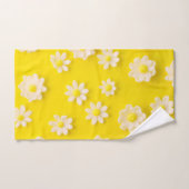 Dagen met een gele achtergrond bad handdoek (Handdoek)
