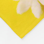 Dagen met een gele achtergrond fleece deken (Hoek)
