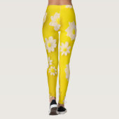 Dagen met een gele achtergrond leggings (Achterkant)