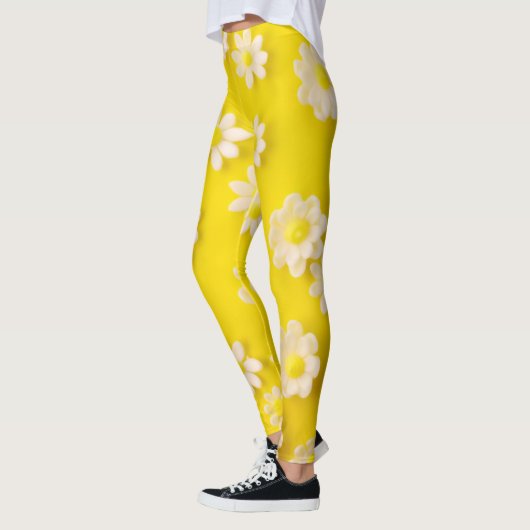 Dagen met een gele achtergrond leggings (Links)