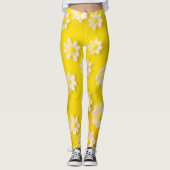 Dagen met een gele achtergrond leggings (Voorkant)