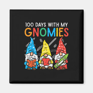 Dagen Met Mijn Gnomies Schattige 100ste Dag School Magneet