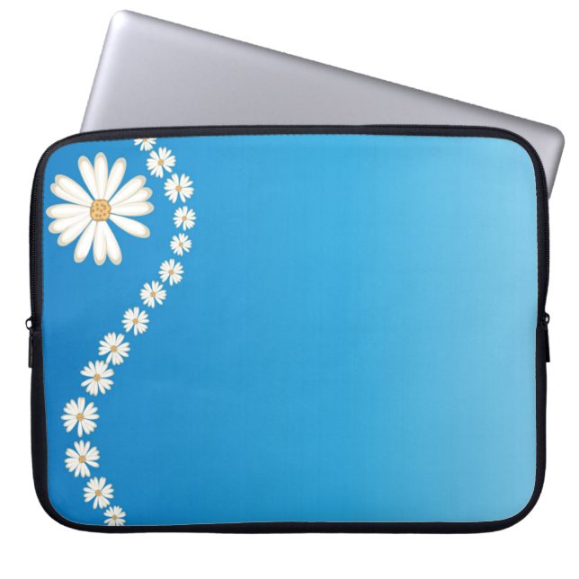 Dagen op blauw Sleeve voor laptopcomputer (Voorkant)