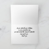 Dagen op dag van Afstuderen met zwarte Pet Kaart (Binnen)