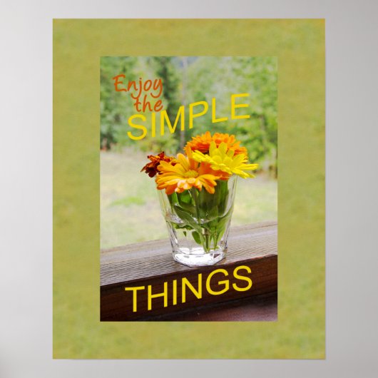 Dagen op glazen foto poster (Voorkant)